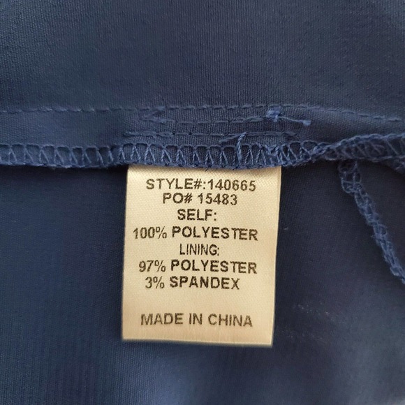 Skies Are Blue Chifon Blouse Women’s Sz 1X Floral Top V-neck Spaghetti Strap - Picture 11 of 12